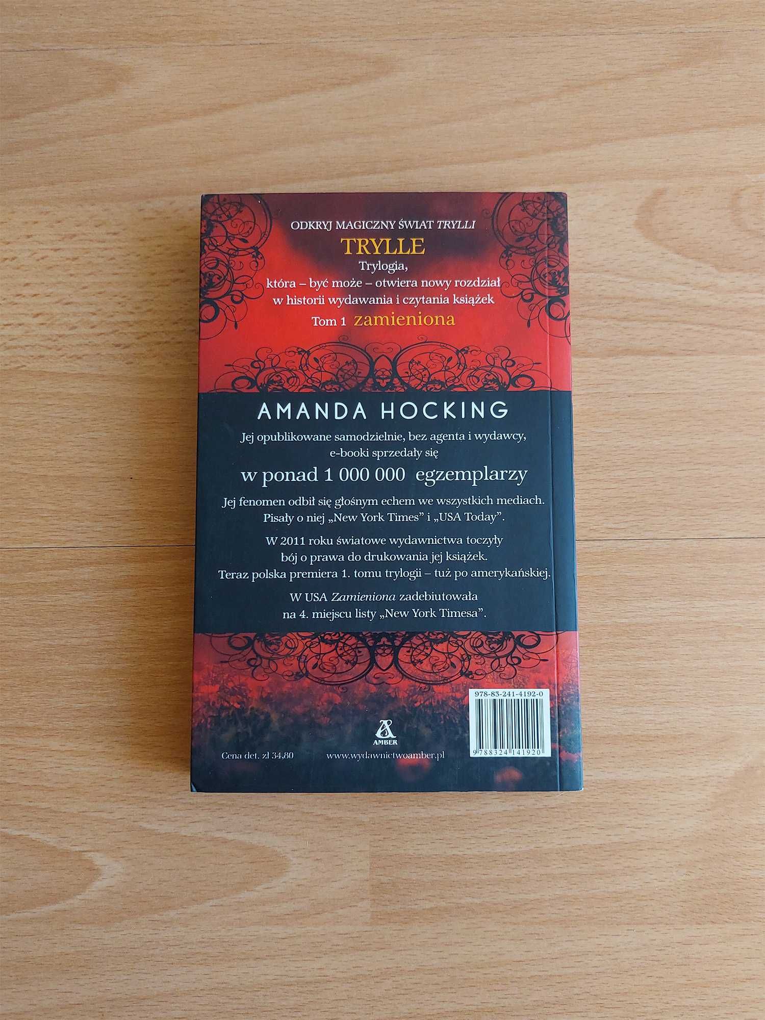 Książka „Zamieniona", Amanda Hocking
