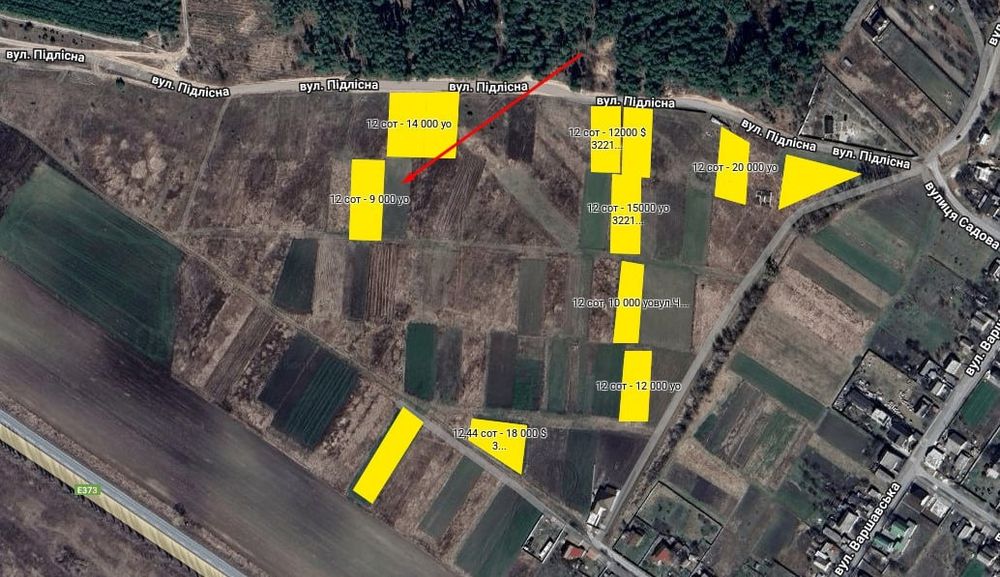 Продаж ділянок в перспективному місці
