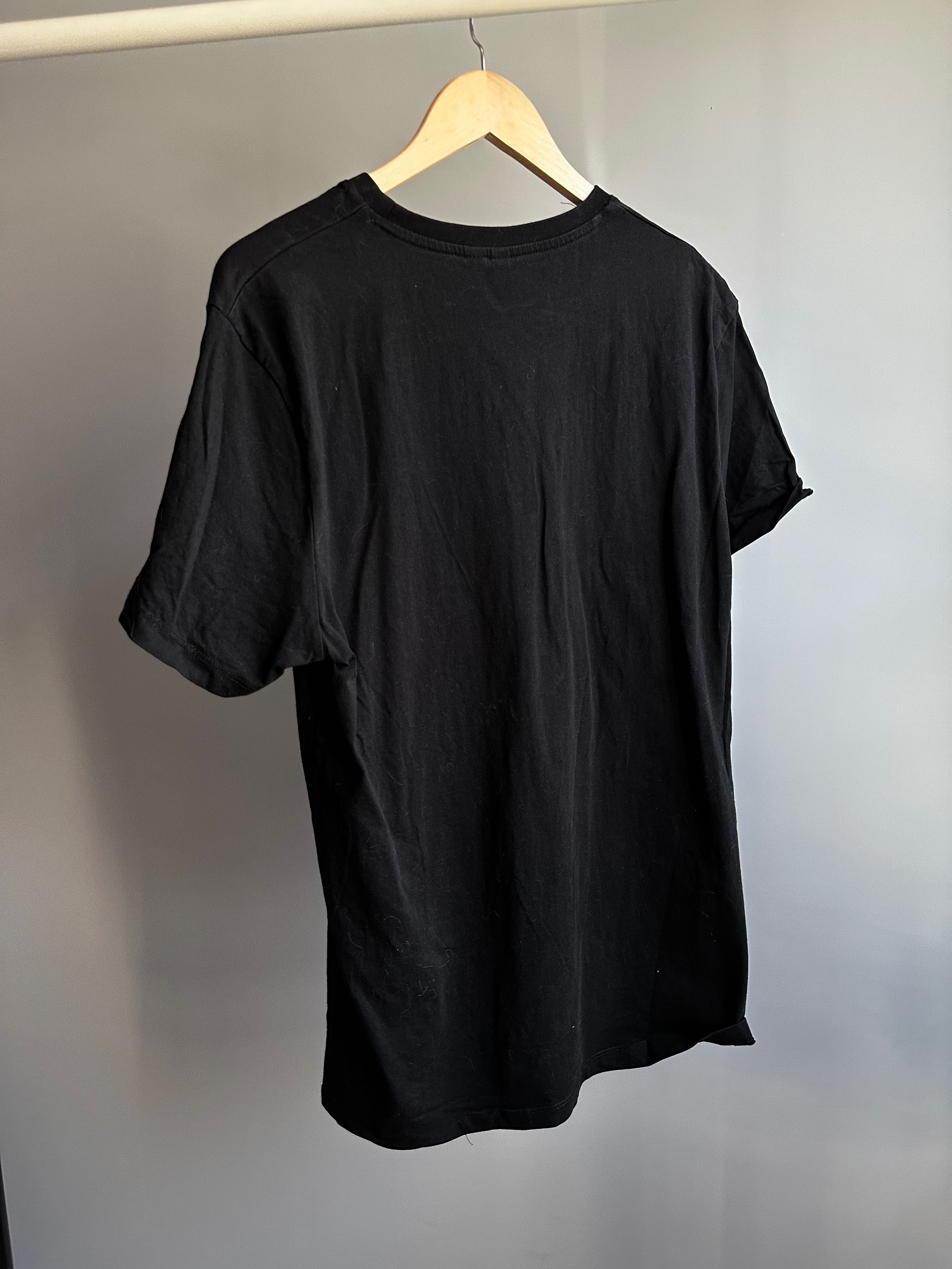 Czarny czarna basic tshirt koszulka bluzka, asos, rozmiar L 40 XL 42