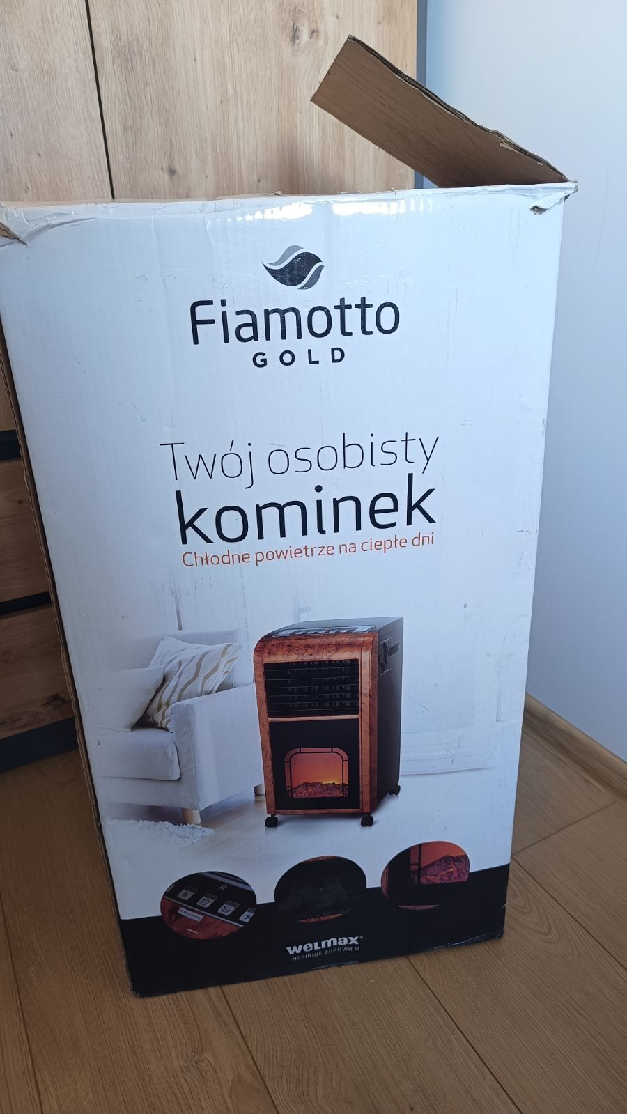 Kominek grzejnik jonizator