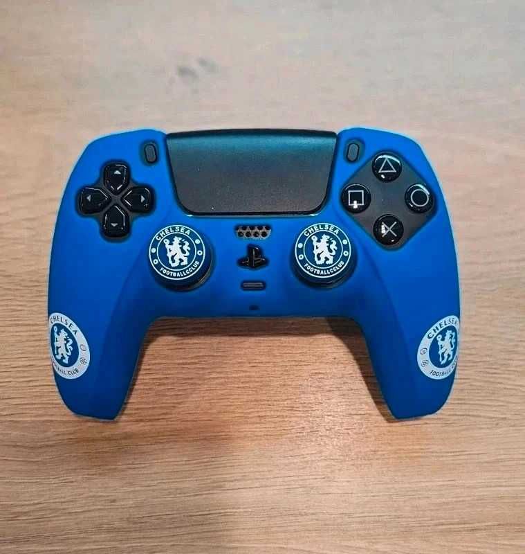 Silikonowe etui antypoślizgowe pad kontroler Playstation Chelsea FC