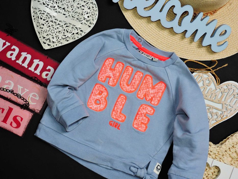 Tumble N Dry - markowa bluza napis neon r 80