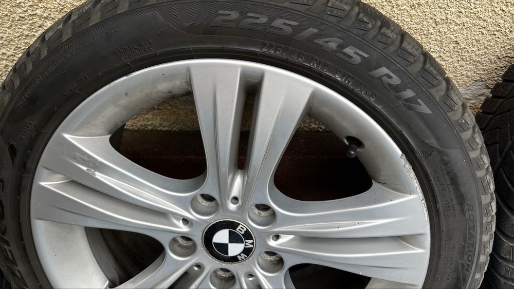 Felgi BMW 5x120 styling 392 17” 7.5J ET37 z oponami zima pirelli 8mm