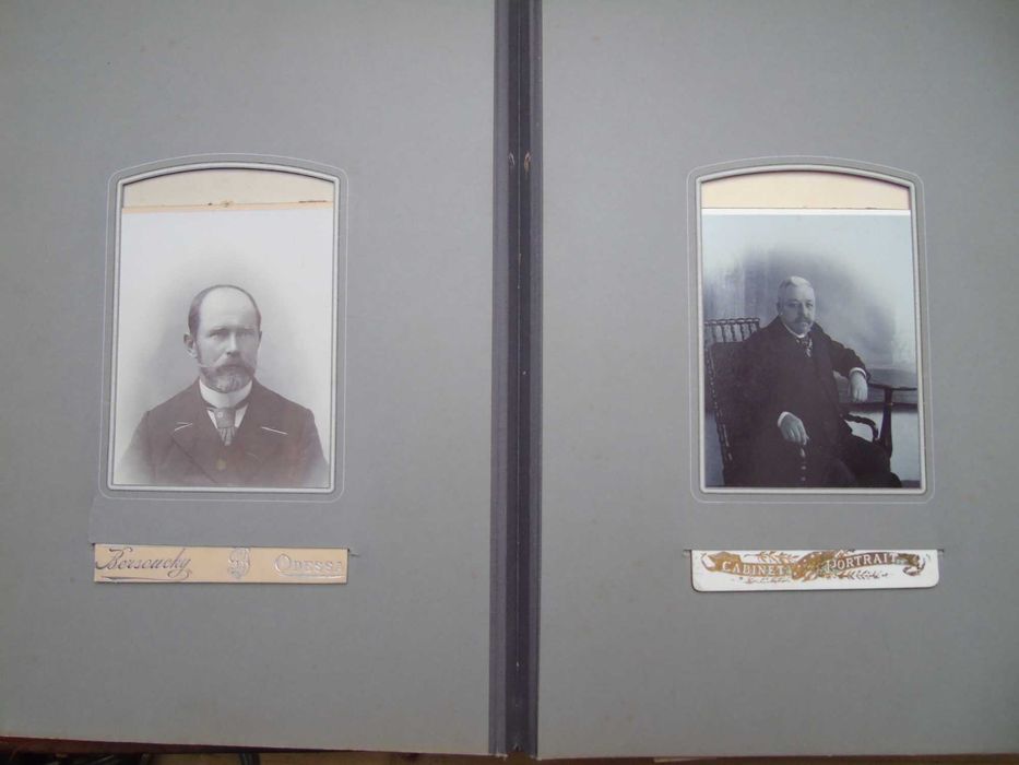 Album  zdjęcia  srebro  Wołyń ród Czarnołózkich 1905 rok