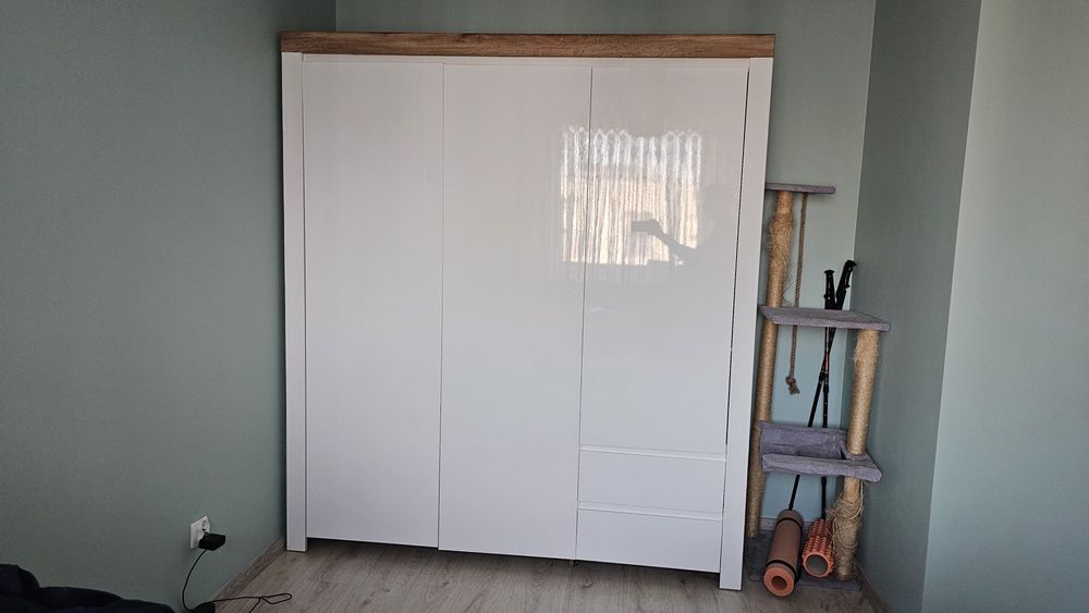 Szafa Holten 180x200 Black Red White