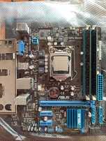 Комплект плата Asus P8H61 Xeon e3-1230v2 16gb