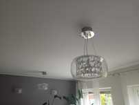 Lampy do salonu komplet 2 wiszące i 2 kinkiety