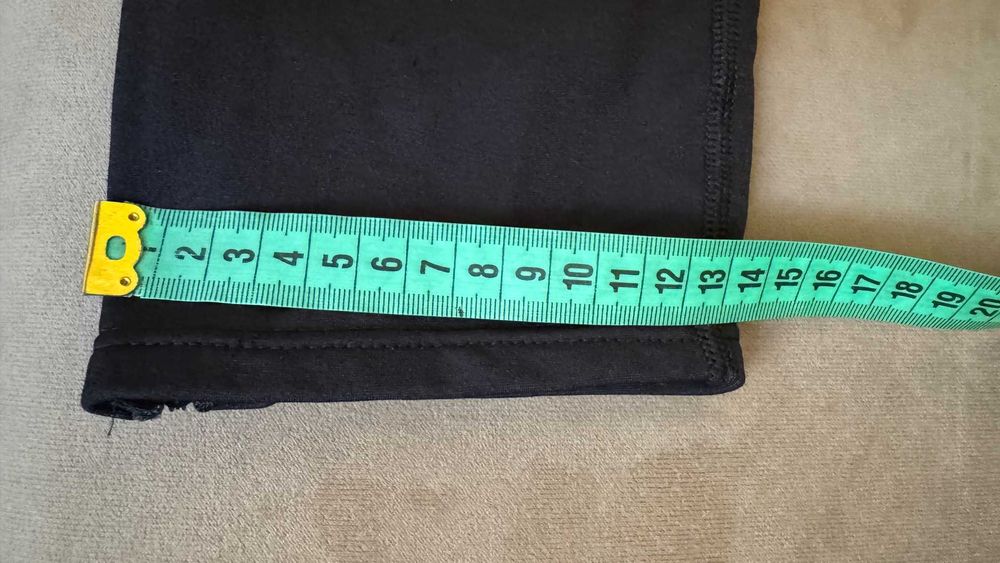 Męskie legginsy rowerowe, ocieplane, z szelkami Torpedo, r. L/XL.