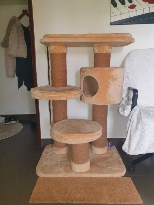 Árvore por gato pouco usada