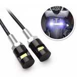 Par de luzes de matrícula led moto minimalistas cafe racer scrambler