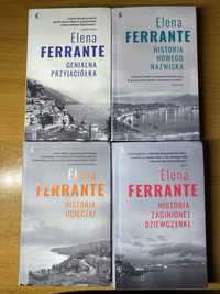 Elena Ferrante Genialna przyjaciolka tom 1-4 zestaw