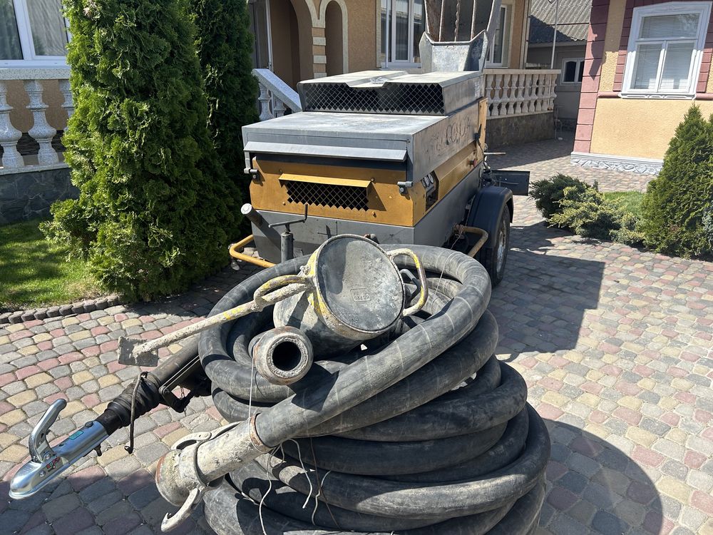Пневмнонагнітач машинадля стяжки підлог Turbosol putzmeister brinkmann