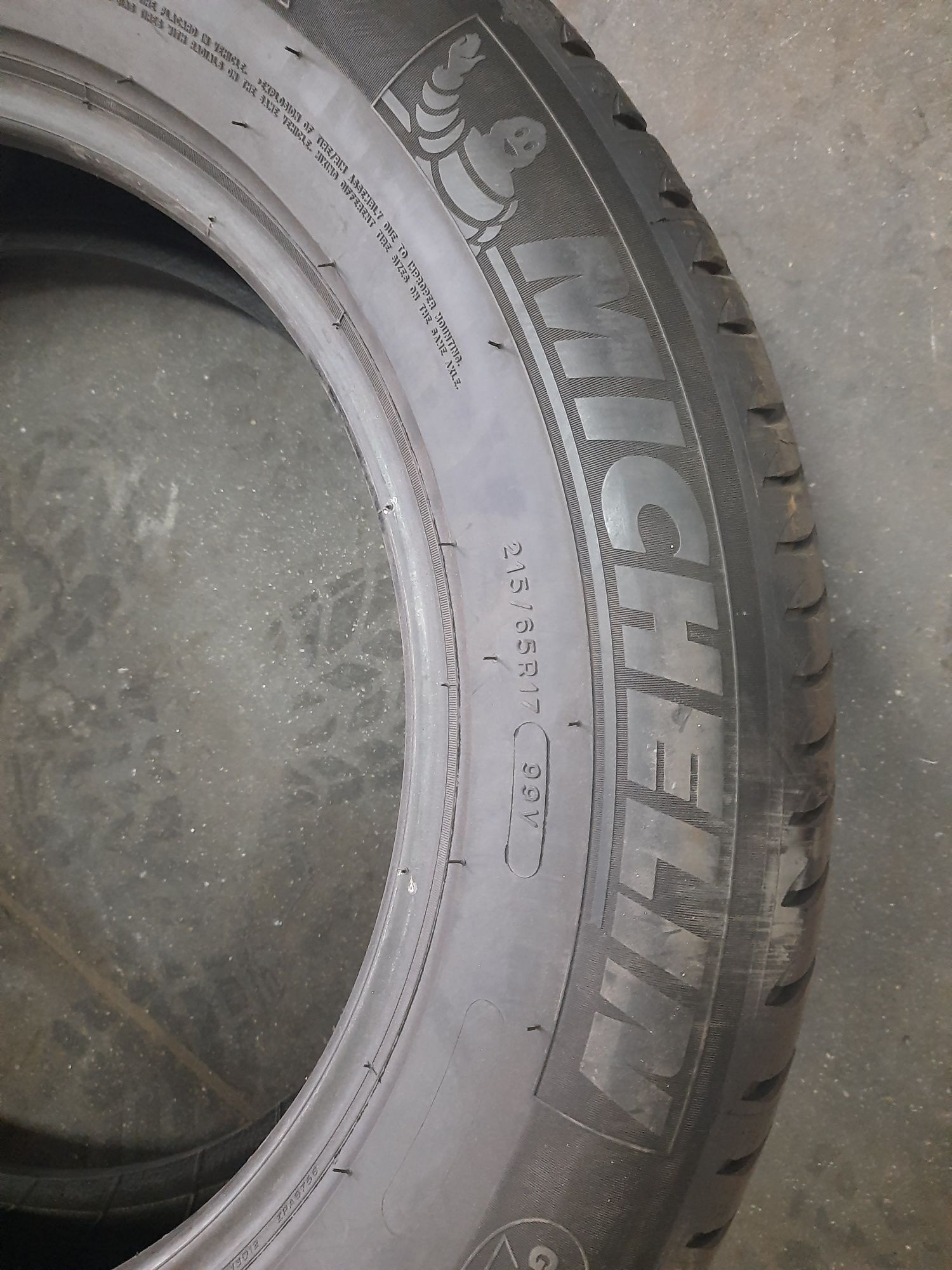 Opony 215/65R17 99V Michelin Primacy 3 (4 szt)