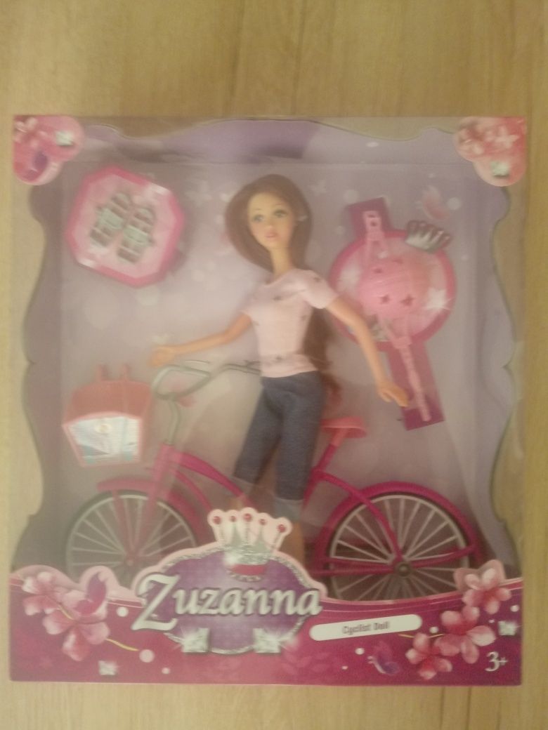 Nowa lalka na rowerze