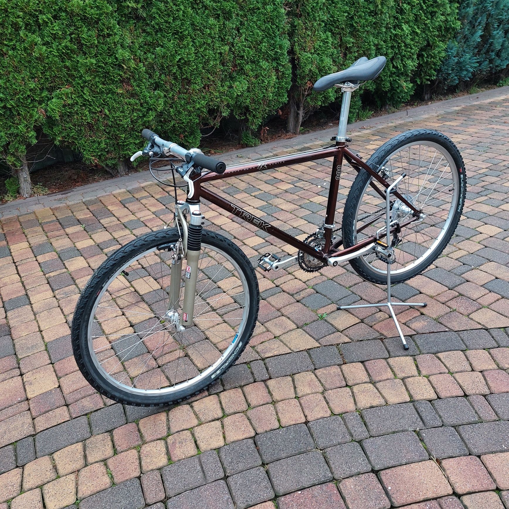 Unikat Rower Trek 990 Singletrack ZX Retro Bike Deore XT 737 3x8