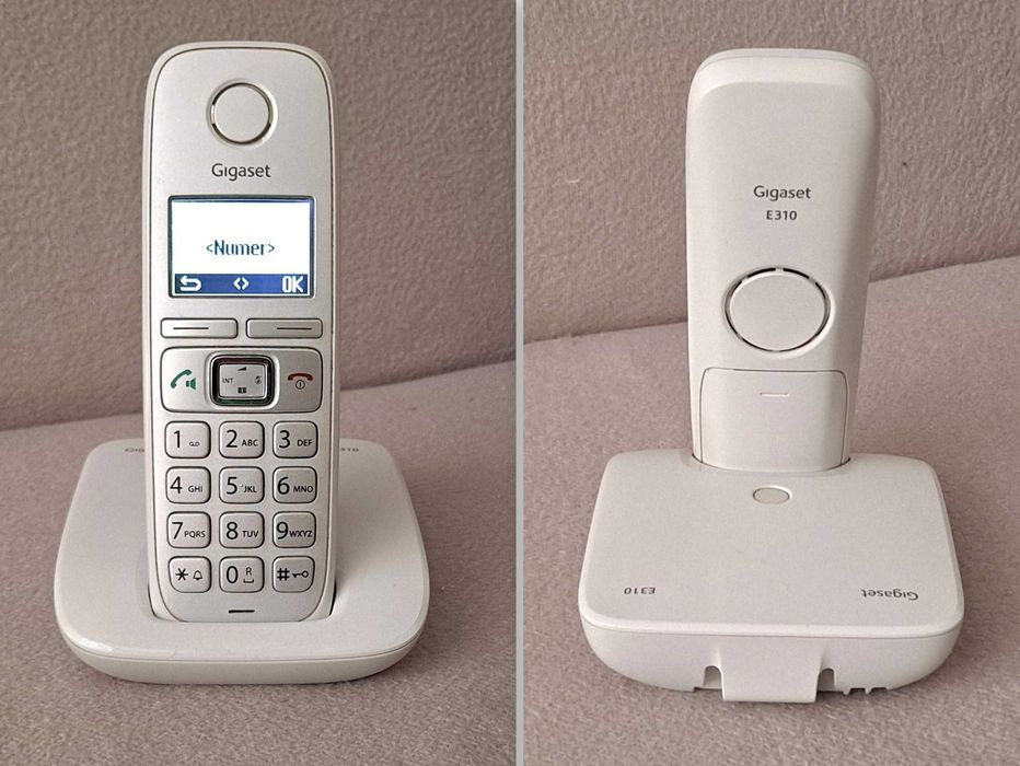 Telefon stacjonarny bezprzewodowy GIGASET E310 - używany - dobry stan