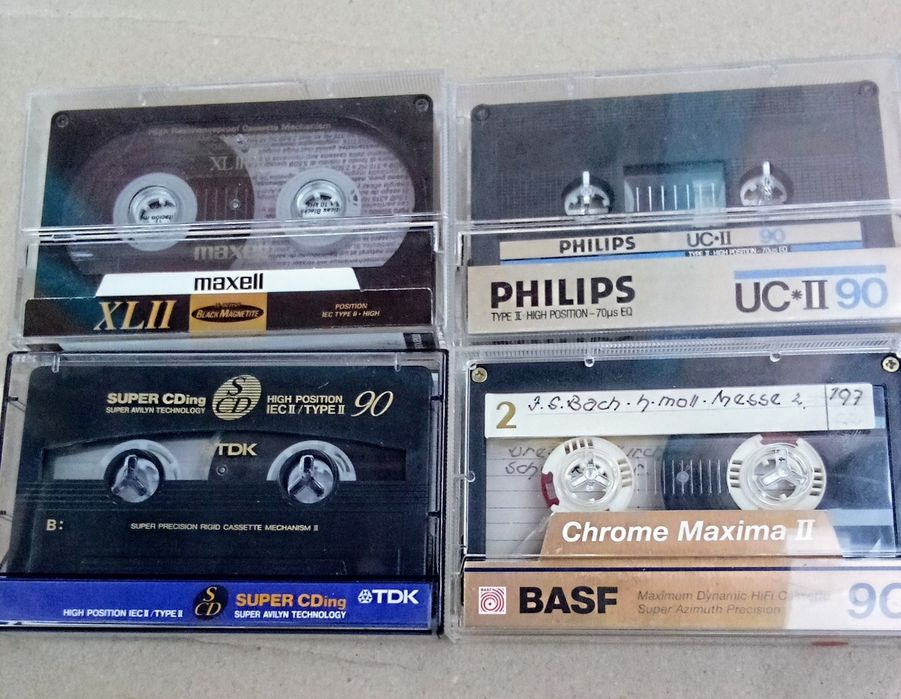 Аудiокасети Sony,Maxell,Basf,TDK chrom