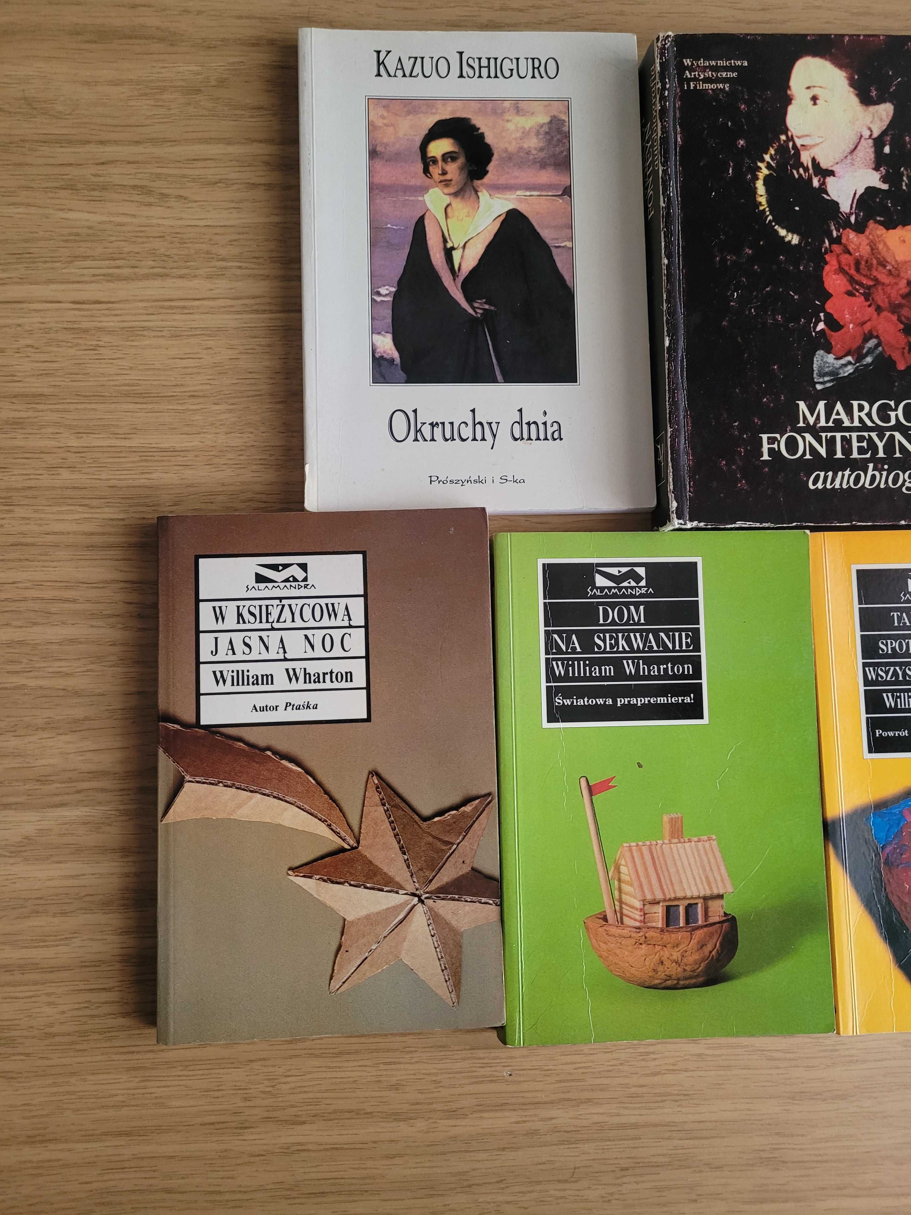 Zestaw książek Wharton, Carroll, Ishiguro, Irving, Margot Fonteyn