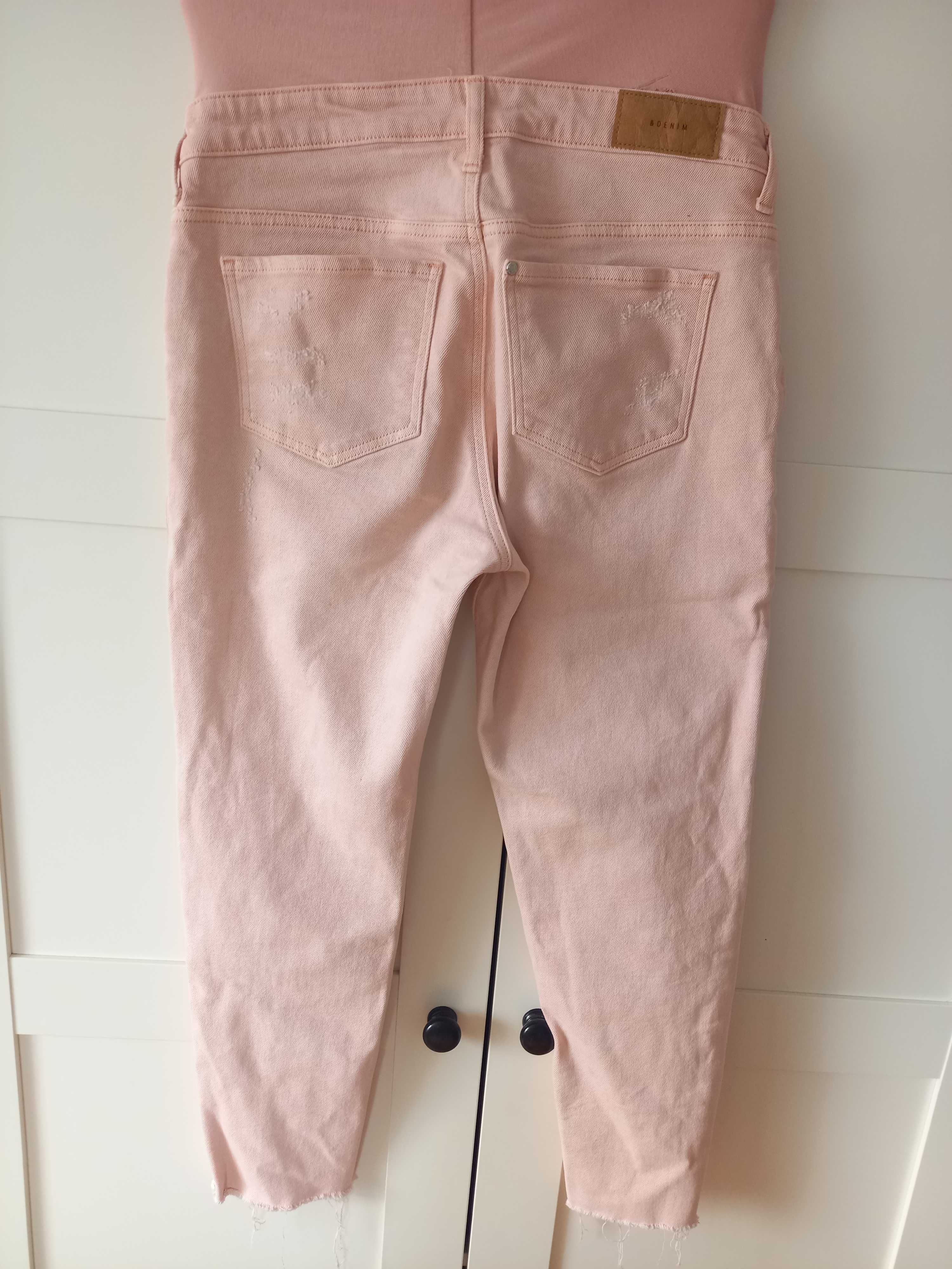 Spodnie ciążowe różowe XS 34