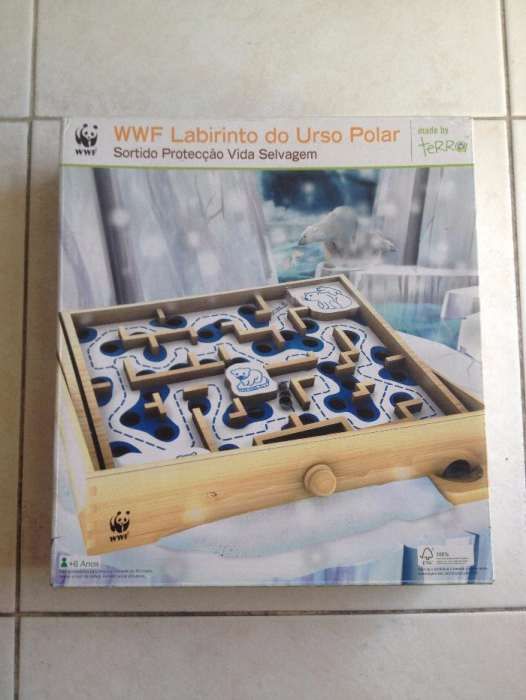 Jogo de tabuleiro WWF labirinto do urso polar
