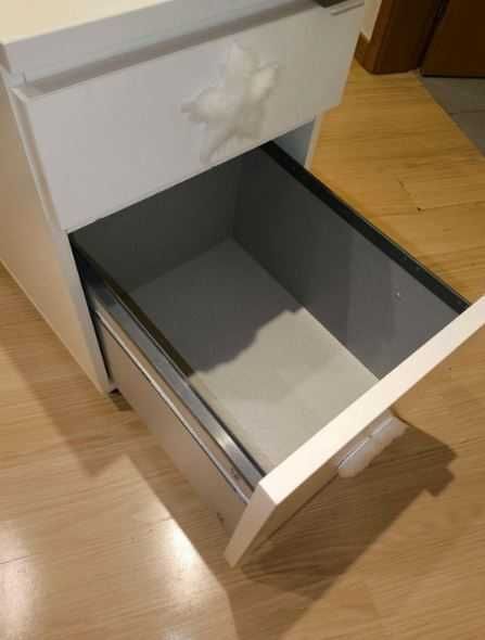 Móvel Branco com Gavetas 40x51x63, Muito Versátil e Moderna