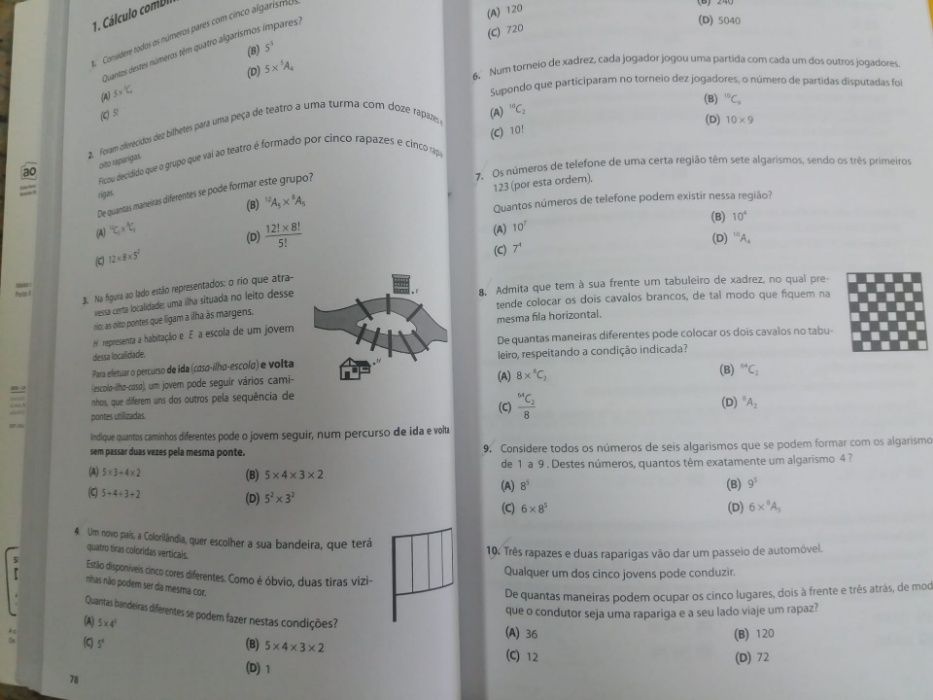 Livros Questões de Exame Resolvidas Matemática A 12º ano