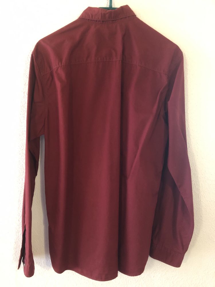 Camisa bordeaux Jack&Jones