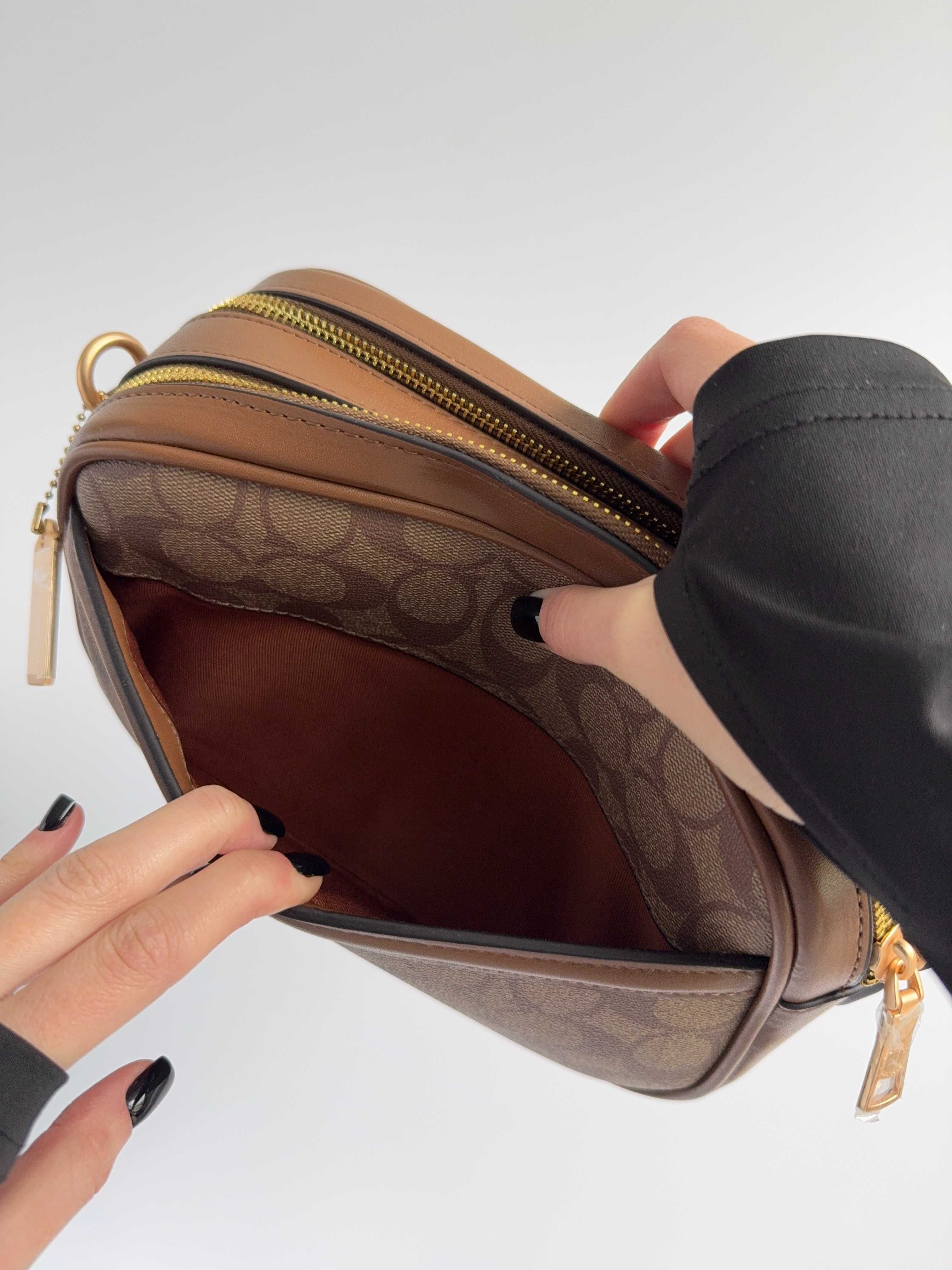 Сумка Coach Camera bag Коуч шкіряна