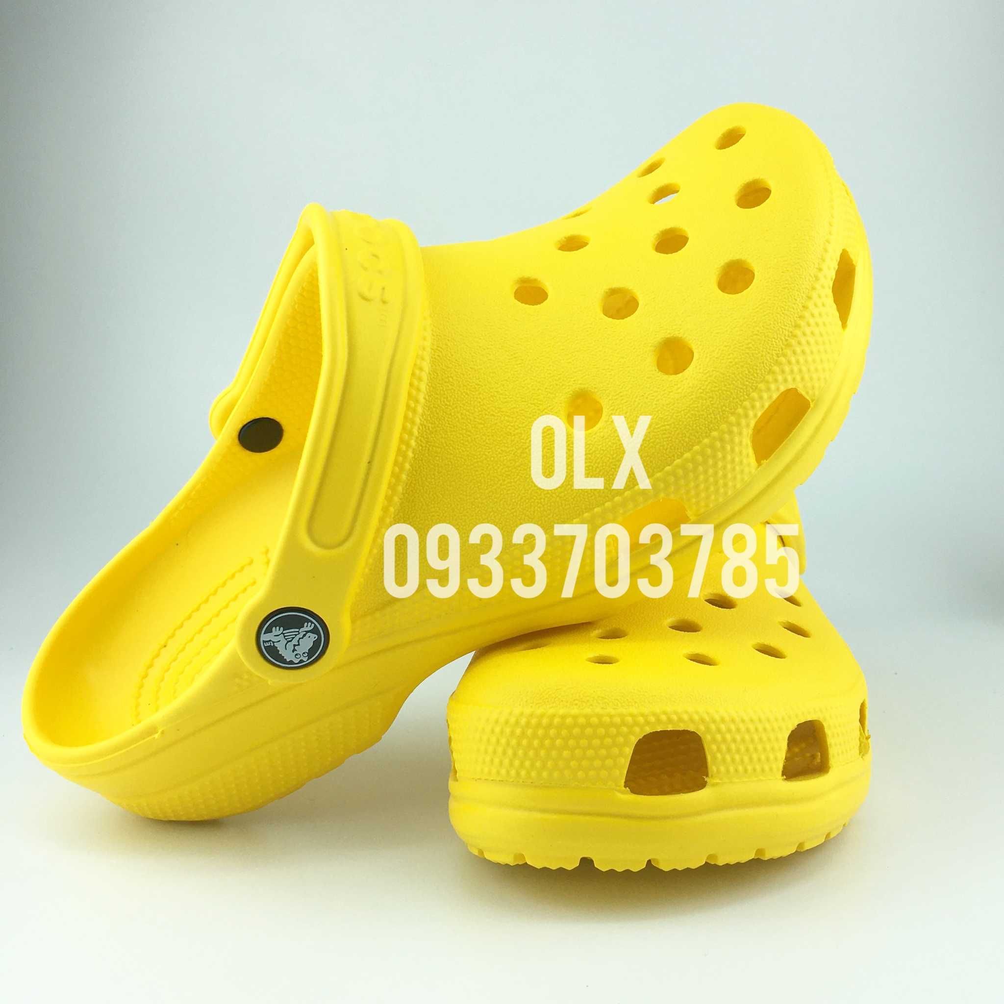 Original Crocs Classic Yellow оригінальні крокс жіночі жовті з знижкою