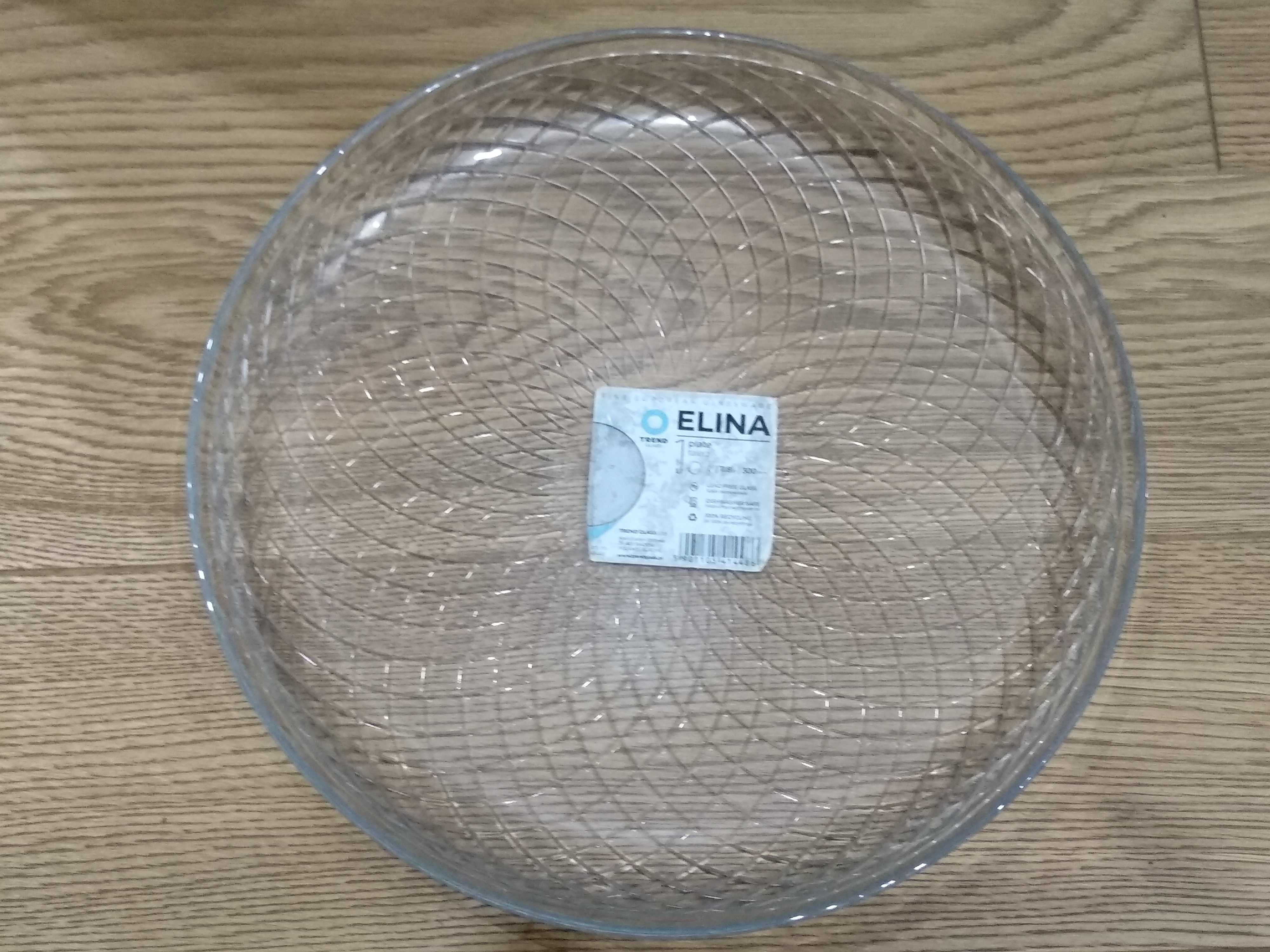 Szklany talerz patera Trend Glass Elina 30 cm