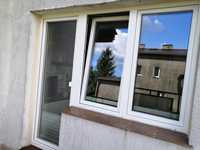 Drzwi balkonowe 219,5 x 86.5cm, plus okno 138x 146cm