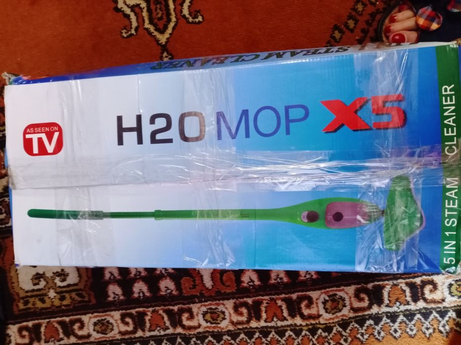 Пароочиститель H20 Mop X5.+ 3 тряпочки в подарок.