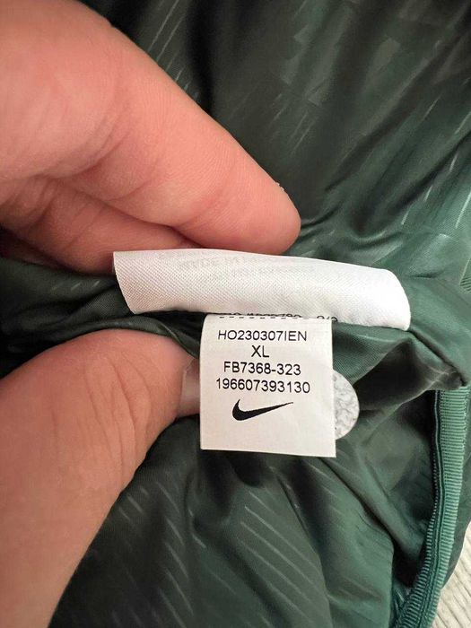 ОРИГІНАЛ! Пуховик Nike NSW Club Puffer Jkt Green XL XXL | FB7368-323