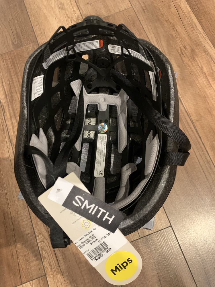 Czarny kask rowerowy SMITH Signal Mips 55-59