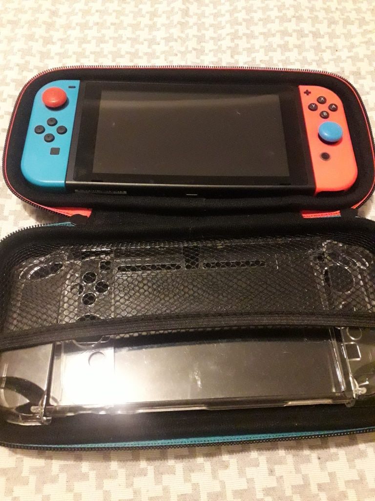 Nintendo switch com capa