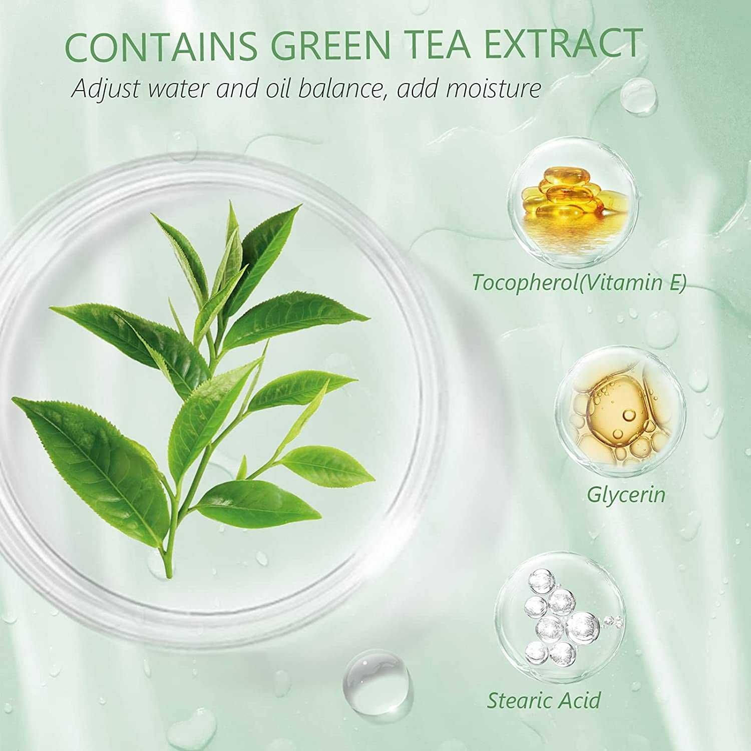 Очищувальна маска-стік з органічною глиною й зеленим чаєм ,40г, unisex