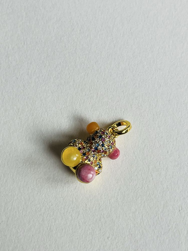 Zawieszka nowa tous srebro 925 miś 1,7cm