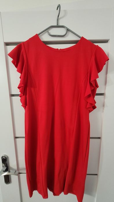 Sukienka czerwona xxl