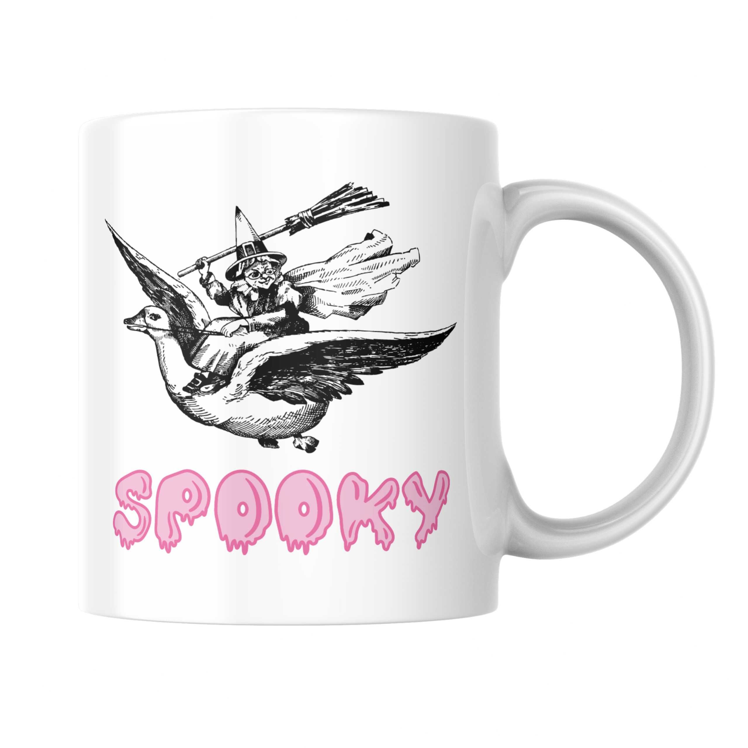 Kubek Halloween prezent jesień spooky wiedźma