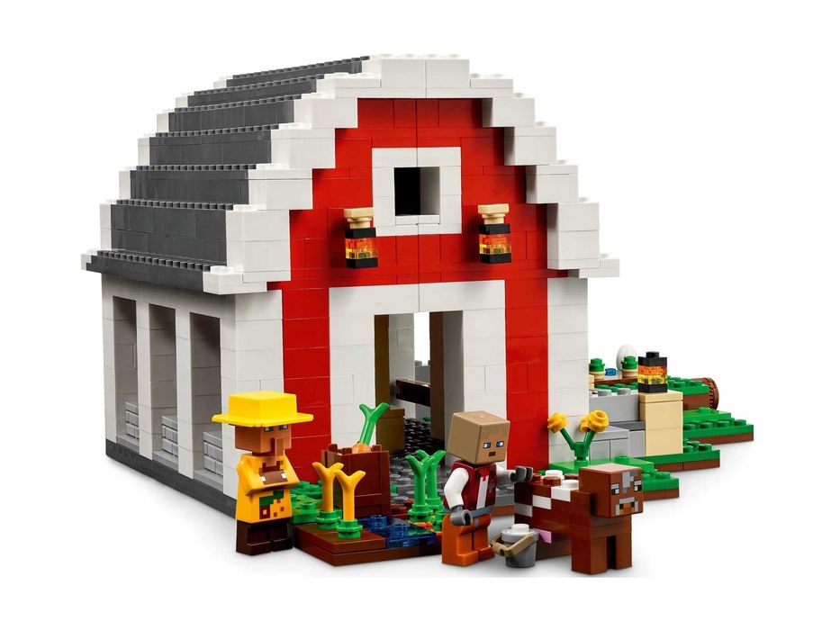 LEGO 21187 Minecraft Czerwona Stodoła – nowy, duży prezent na Święta