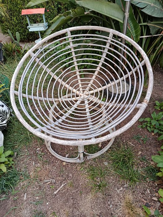 Poltrona esférica de jardim bambu