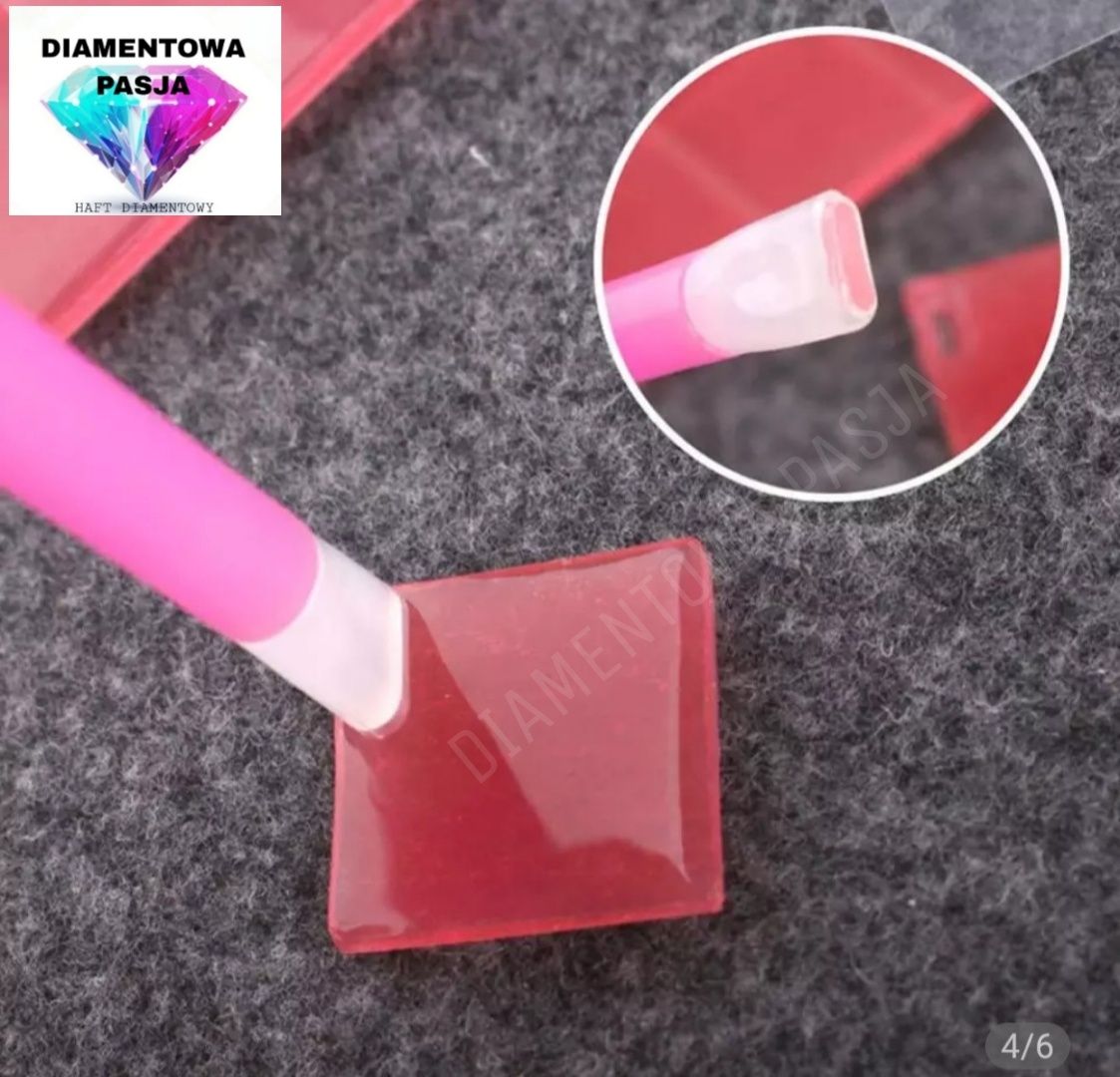 Akcesoria do haftu diamentowego aplikatory rysiki długopisy wosk
