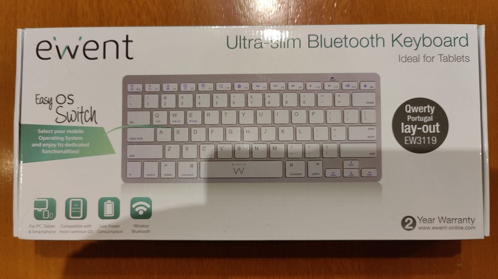 Teclado ultra Slim sem fios