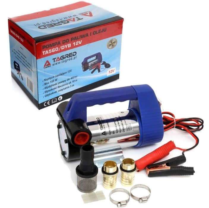 12V Pompa Do Spuszczania Paliwa Ropy Oleju Pompka DYB12 TA560