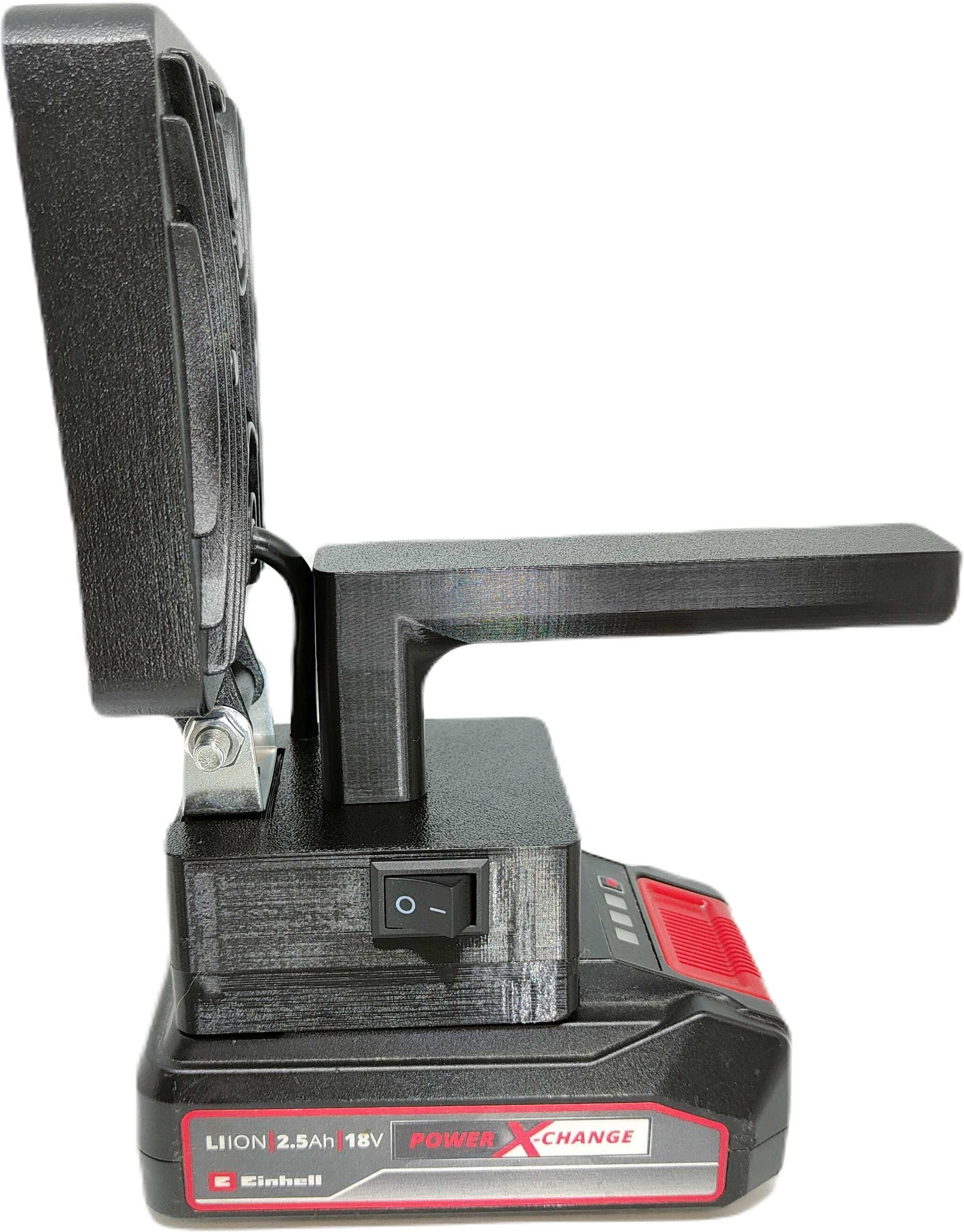 Lampa latarka Einhell PowerX 18V 48W z uchwytem