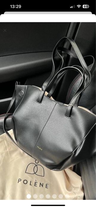 Шкіряна велика шопер,сумка Polene/Оригінал