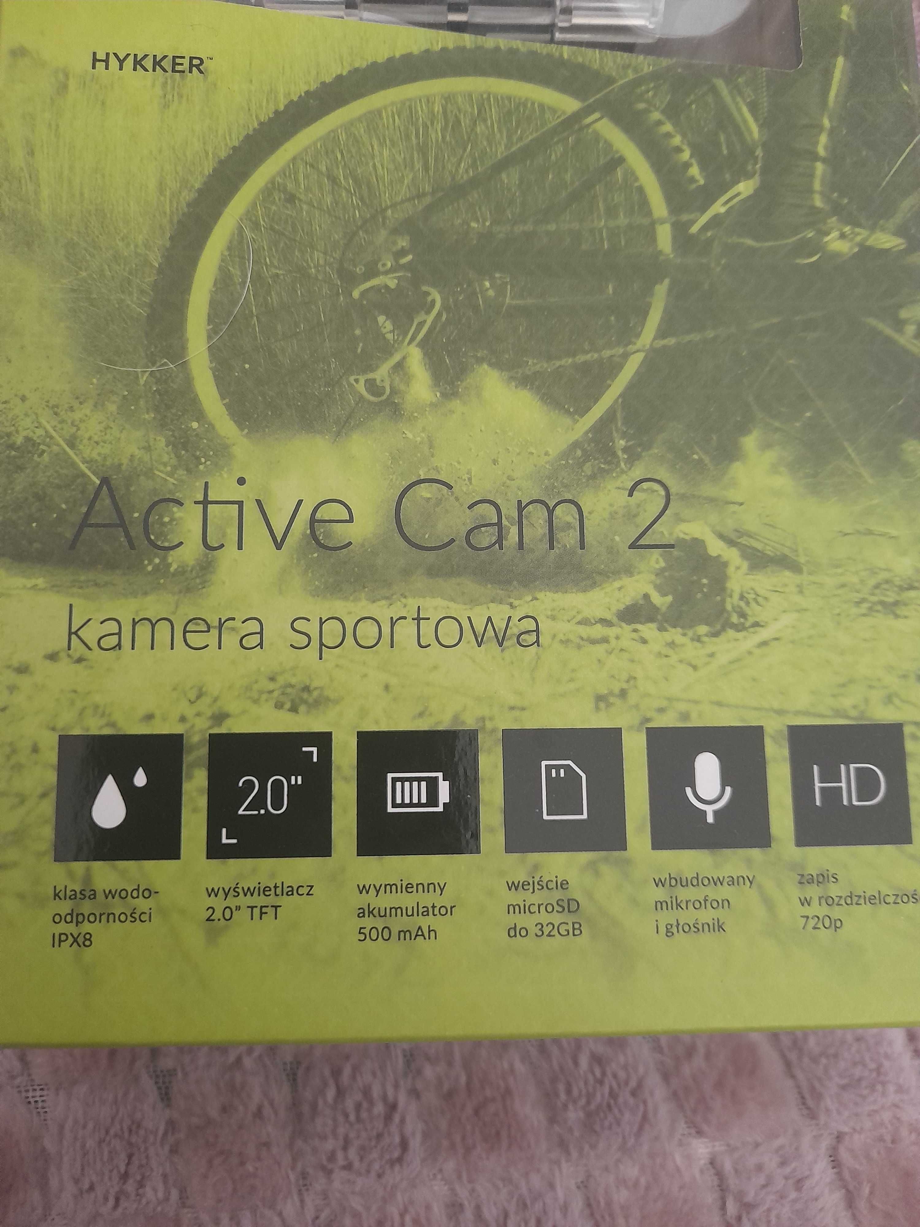 Kamera sportowa Active Cam 2 hykker nowa