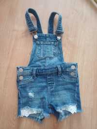 Szorty h&m 92 jak nowe 92 jeansowe 92 dziewczece 92 na lato 92