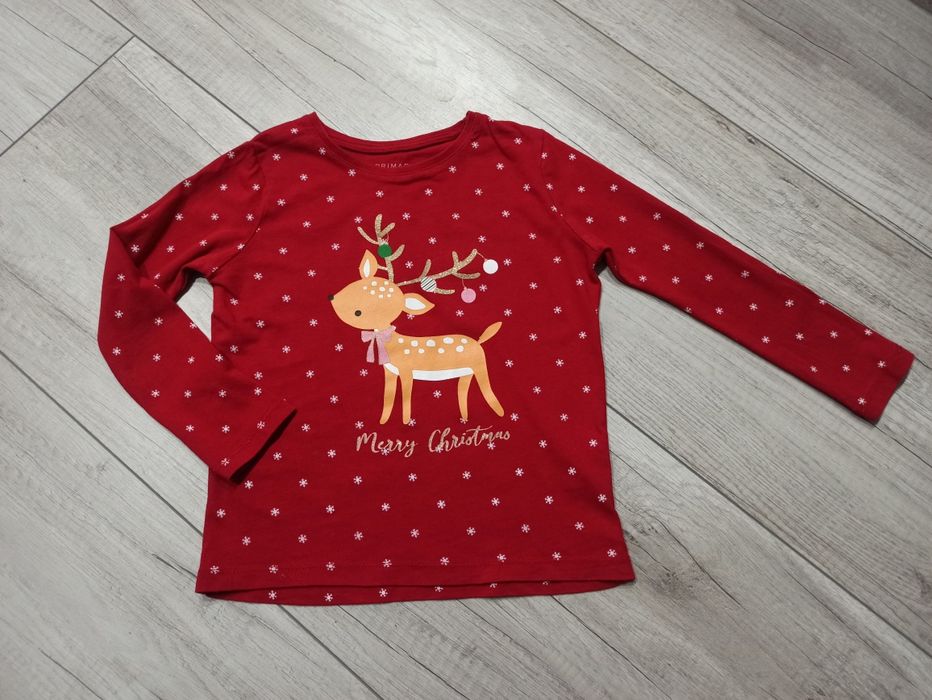 Primark bluzka świąteczna rozmiar 110