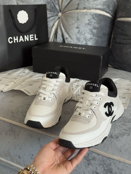 Белые кроссовки Chanel 37, 38 размер